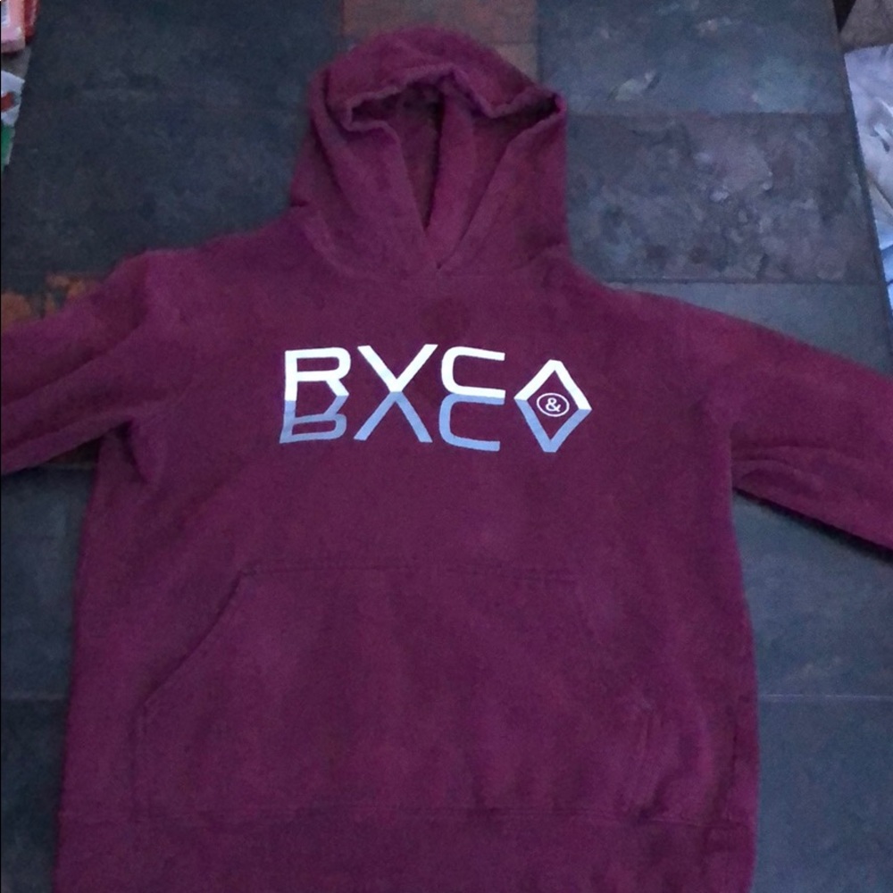Maroon RVCA hoodie